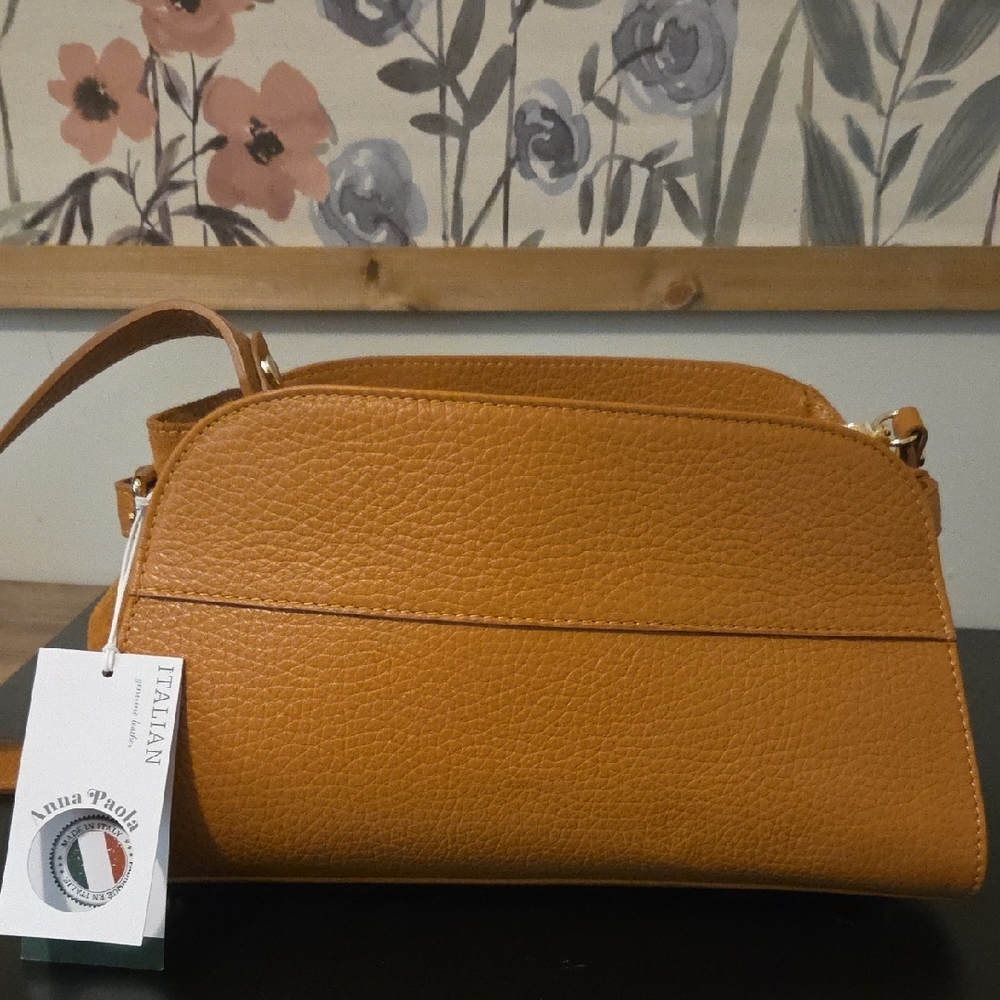 Anna Paola Small Camel Bag